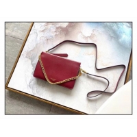 Crafted GIVENCHY leather and suede shoulder bag 9337 Wine