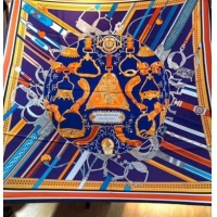 Popular Style Hermes Silk Print Square Scarf 140x140cm HE01 Blue 2020