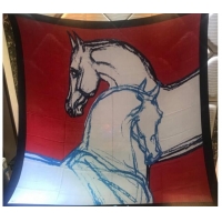 Lowest Price Hermes Horse Silk & Cashmere Square Scarf 140x140cm H2081008 Red 2020 