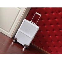 Famous Brand Goyard Original Trolley Travel Luggage In 20 Inch G44009 White