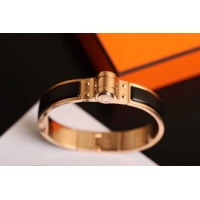 Famous Brand Hermes Bracelet HM6951 Black Rose Gold