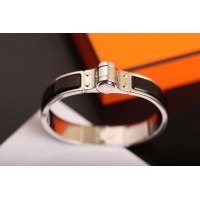 Faux Cheap Hermes Bracelet HM6951 Black Silver