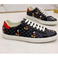 Classic Hot Gucci Disney x Gucci Mickey Mouse Ace Sneakers 71409 Black 2020