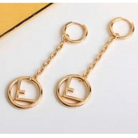 Buy Cheapest Fendi F Is Fendi Long Earrings F2851 Gold 2020