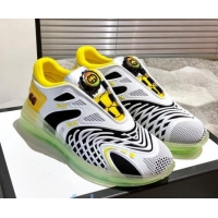 Original Cheap Gucci Ultrapace R Sneakers 81745 White/Black/Yellow 2020