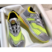 Best Price Gucci Ultrapace R Sneakers 81745 Silver/Yellow2020