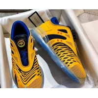 Best Price Gucci Ultrapace R Sneakers 81745 Yellow/Blue 2020