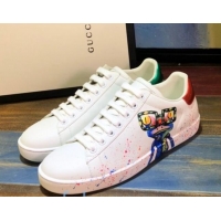 Best Price Gucci Ace Sneakers in Luminous Print Silky Calfskin 83101