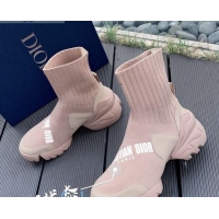 Grade Quality Dior Knit Sock Short Boots 91141 Pink 2020