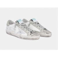 Top Grade Golden Goose GGDB White Super-Star Sneakers With Snake-print Insert GGBD22