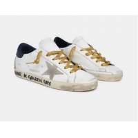 Discount Golden Goose GGDB Super-Star Sneakers With Handwritten Have a Golden Day Lettering GGBD24