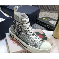 Best Quality Dior x Shawn B23 High-top Sneakers in Embroidered Canvas 92604