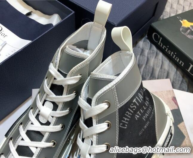 Unique Style Dior x Danile Arsham B23 High-top Sneakers in Grey Canvas 92607