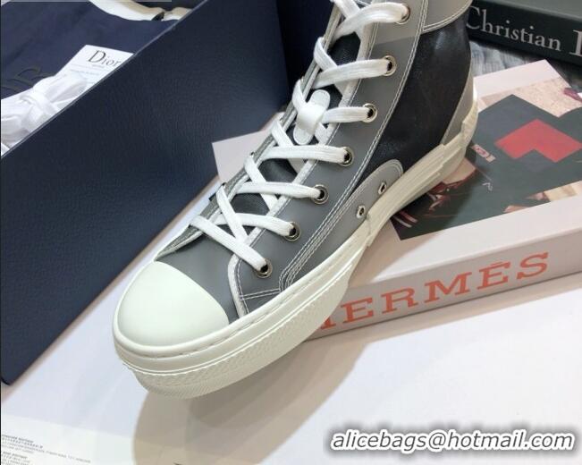 Unique Style Dior x Danile Arsham B23 High-top Sneakers in Grey Canvas 92607