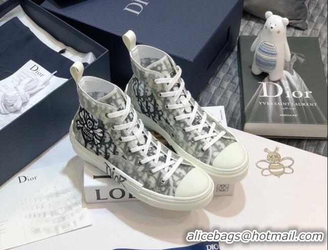 Popular Style Dior x Shawn B23 High-top Sneakers in Oblique Canvas with Bee Embroidery 92609