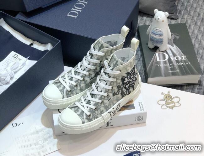 Popular Style Dior x Shawn B23 High-top Sneakers in Oblique Canvas with Bee Embroidery 92609