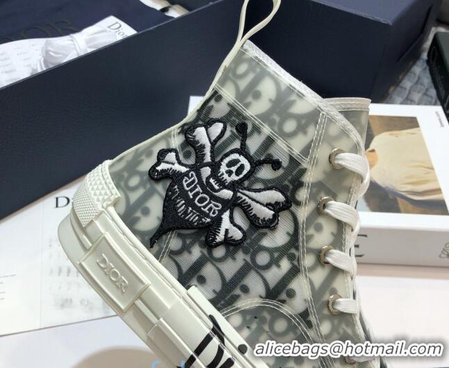 Popular Style Dior x Shawn B23 High-top Sneakers in Oblique Canvas with Bee Embroidery 92609