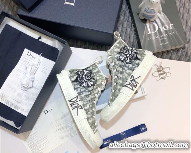 Popular Style Dior x Shawn B23 High-top Sneakers in Oblique Canvas with Bee Embroidery 92609