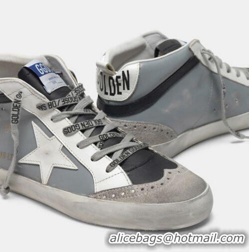 Best Fashion Golden Goose GGDB Mid Star Sneakers With Star In Leather GGBD28