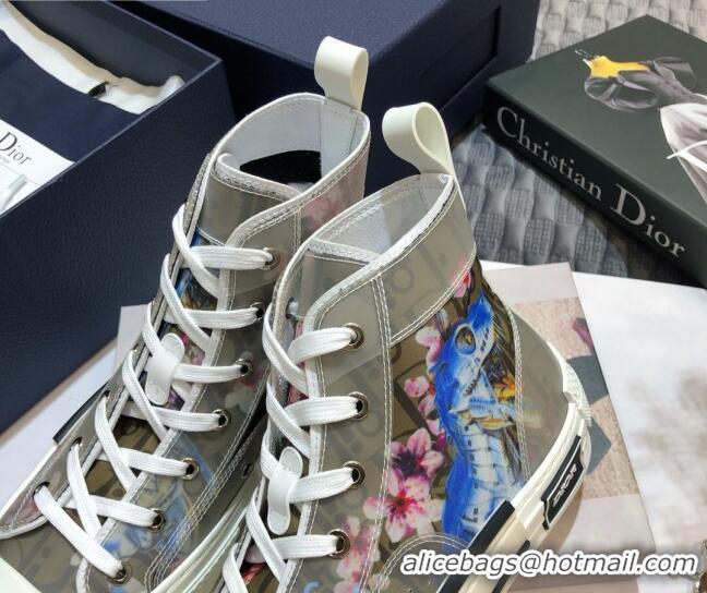 Shop Duplicate Dior x Sorayama B23 High-top Sneakers 92626