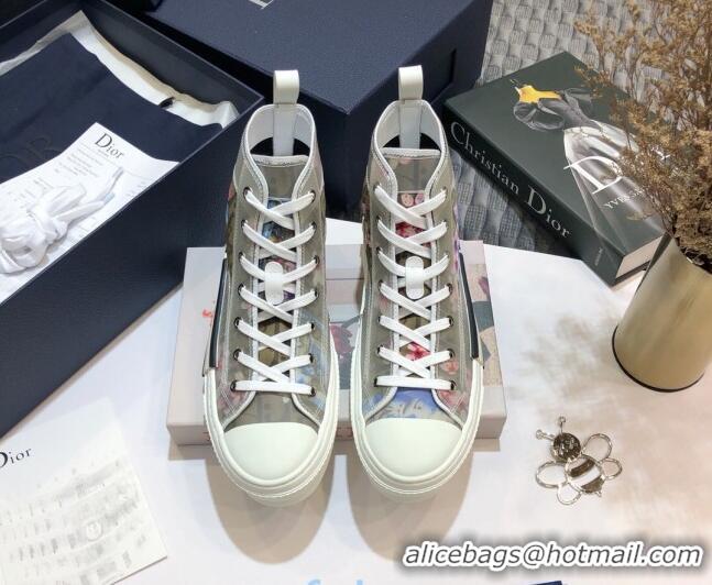 Shop Duplicate Dior x Sorayama B23 High-top Sneakers 92626