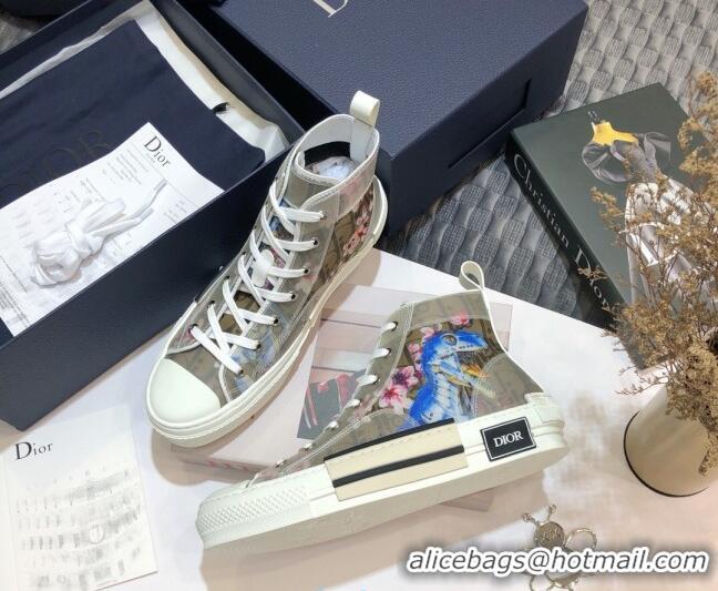 Shop Duplicate Dior x Sorayama B23 High-top Sneakers 92626