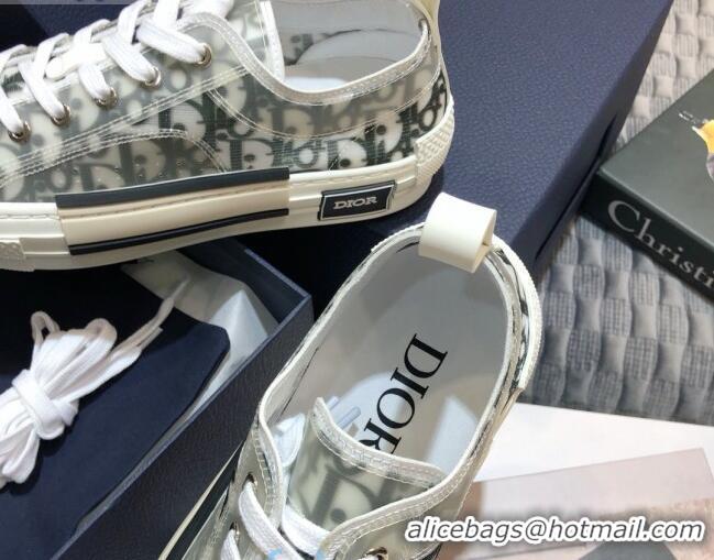 Top Quality Dior B23 Low-top Sneakers in White and Black Oblique Canvas 92632