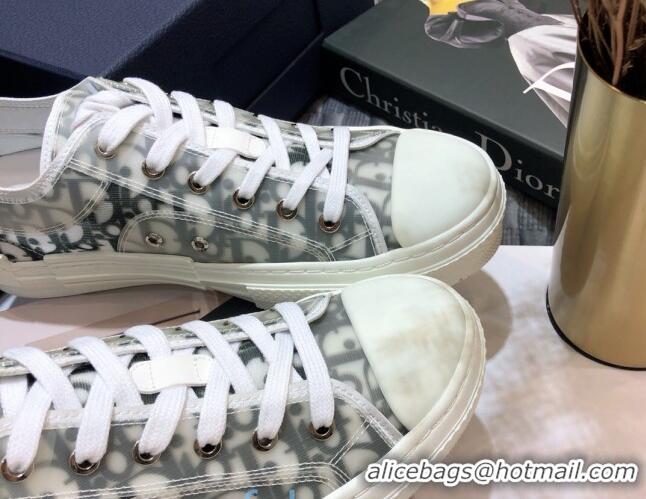 Top Quality Dior B23 Low-top Sneakers in White and Black Oblique Canvas 92632