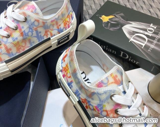 Low Price Dior B23 Low-top Sneakers in White and Black Oblique Canvas 92633