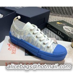 Good Looking Dior B23 Low-top Sneakers in Light Blue Oblique Canvas 92637