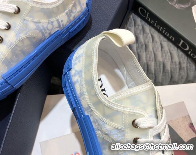 Good Looking Dior B23 Low-top Sneakers in Light Blue Oblique Canvas 92637