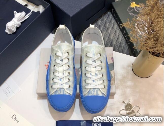 Good Looking Dior B23 Low-top Sneakers in Light Blue Oblique Canvas 92637