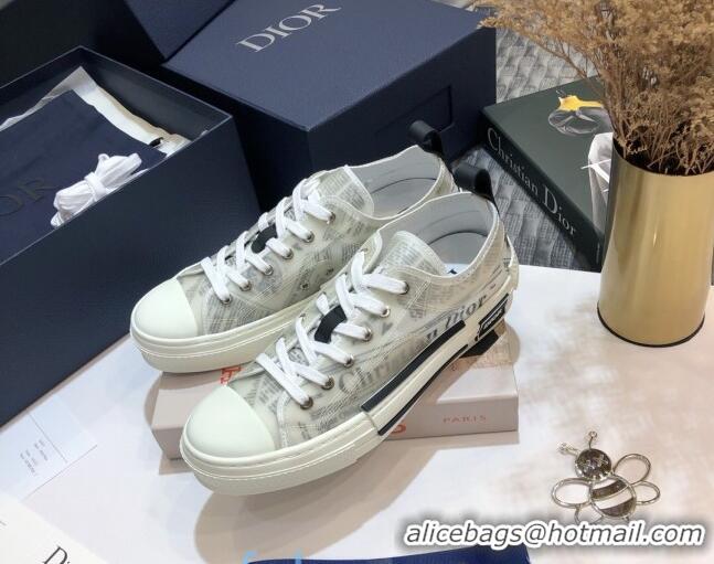 Sumptuous Dior x Daniel Arsham B23 Low-top Sneakers in Print Canvas 92642