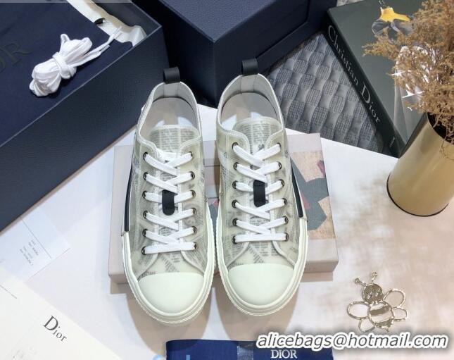 Sumptuous Dior x Daniel Arsham B23 Low-top Sneakers in Print Canvas 92642