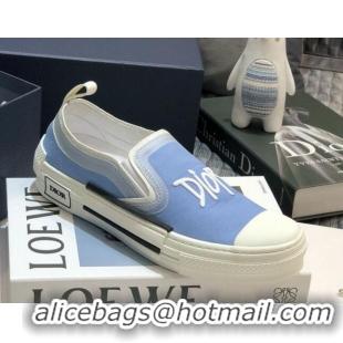 Best Price Dior x Shawn B23 Slip-on Sneakers in Blue Canvas 92645