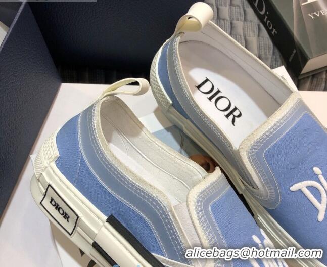 Best Price Dior x Shawn B23 Slip-on Sneakers in Blue Canvas 92645