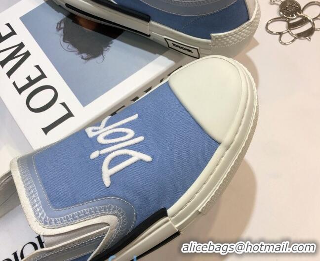 Best Price Dior x Shawn B23 Slip-on Sneakers in Blue Canvas 92645