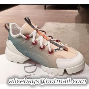 Grade Dior D-Connect Dioramour Sneakers in Multicolor Gradient Technical Fabric 92709 2020