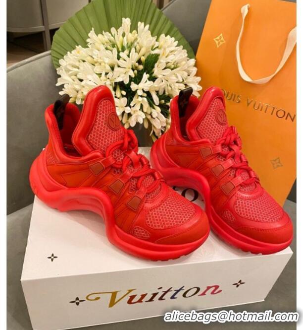 Top Quality Louis Vuitton Mesh LV Archlight Sneaker 71339 Red 2020