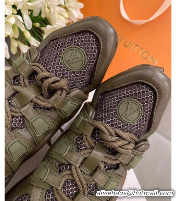 AAAAA Louis Vuitton Mesh LV Archlight Sneaker 71339 Green 2020