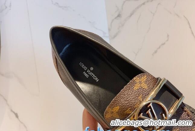 Duplicate Louis Vuitton Academy Flat Loafers Monogram Canvas 72101 2020