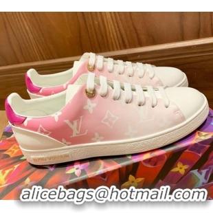 Good Quality Louis Vuitton Frontrow Fade Out Sneakers Perfect 72106 Pink 2020