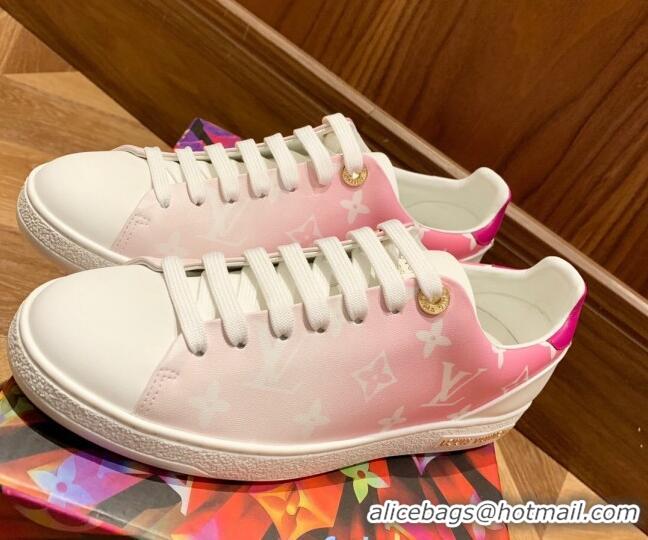 Good Quality Louis Vuitton Frontrow Fade Out Sneakers Perfect 72106 Pink 2020