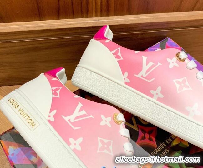 Good Quality Louis Vuitton Frontrow Fade Out Sneakers Perfect 72106 Pink 2020