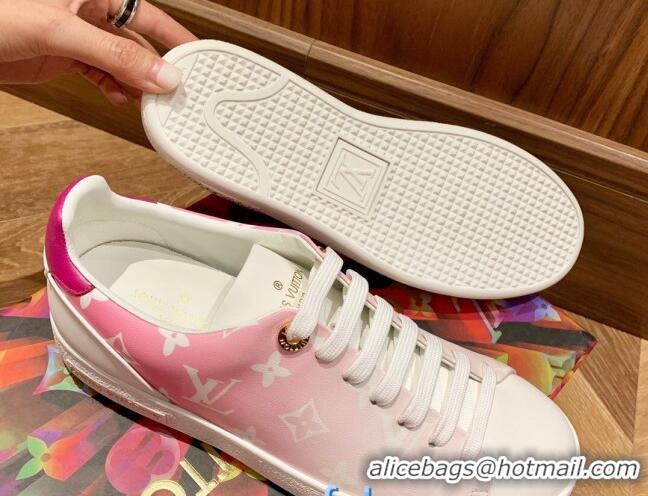 Good Quality Louis Vuitton Frontrow Fade Out Sneakers Perfect 72106 Pink 2020