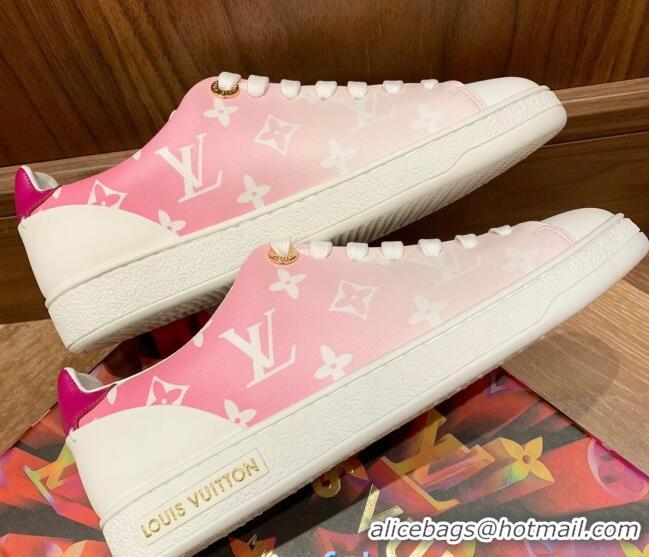 Good Quality Louis Vuitton Frontrow Fade Out Sneakers Perfect 72106 Pink 2020