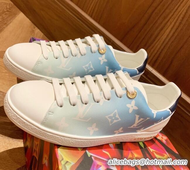 Grade Quality Louis Vuitton Frontrow Fade Out Sneakers 72107 Blue 2020