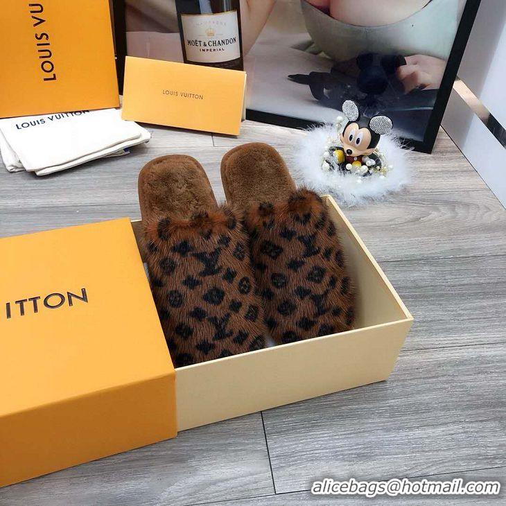 Grade Quality Louis Vuitton Suite Flat Mule 1A4MCG (For Women and Men)