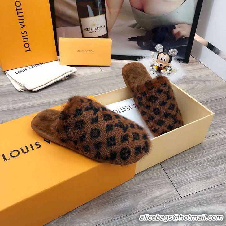 Grade Quality Louis Vuitton Suite Flat Mule 1A4MCG (For Women and Men)