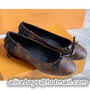 Good Quality Louis VuittonJoy Bow Ballerinas Black Leather 2020